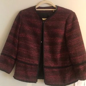 T Tahari textured jacket